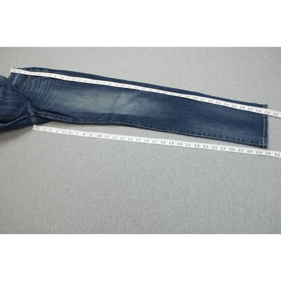 American Eagle Jeans Womens 30 x 32 Blue Cotton Blend Stretch Skinny Leg - Picture 8 of 8